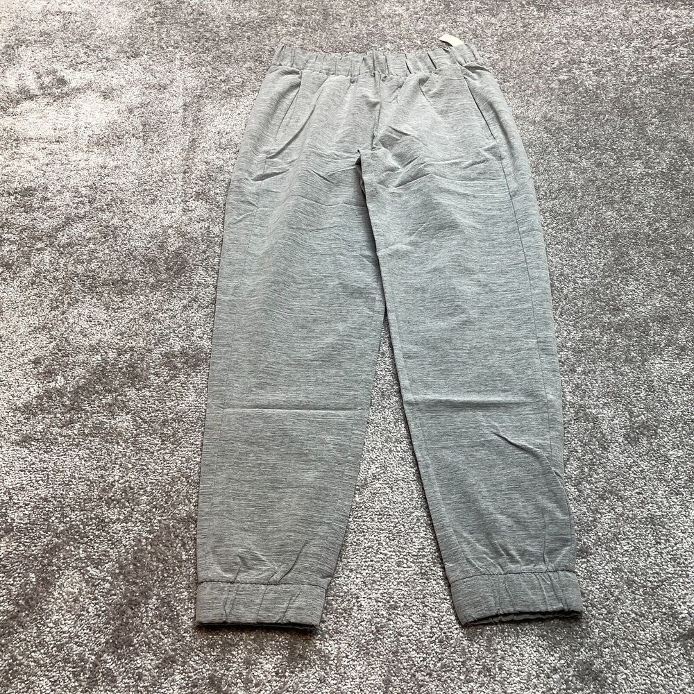 Coreio Pants Womens Small Light Gray Elastic Waist and Ankles Zip Pocket New NWT